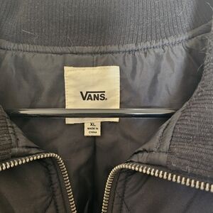 Vans Black Bomber Jacket